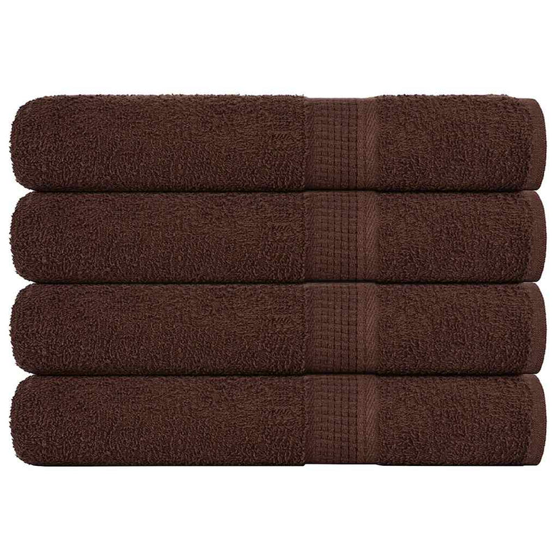 Vidaxl saunahanddoeken frogn 4 st 80x200 cm 360 g m² bruin