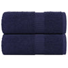 Vidaxl washandjes frogn 2 st 30x30 cm 360 g m² marineblauw