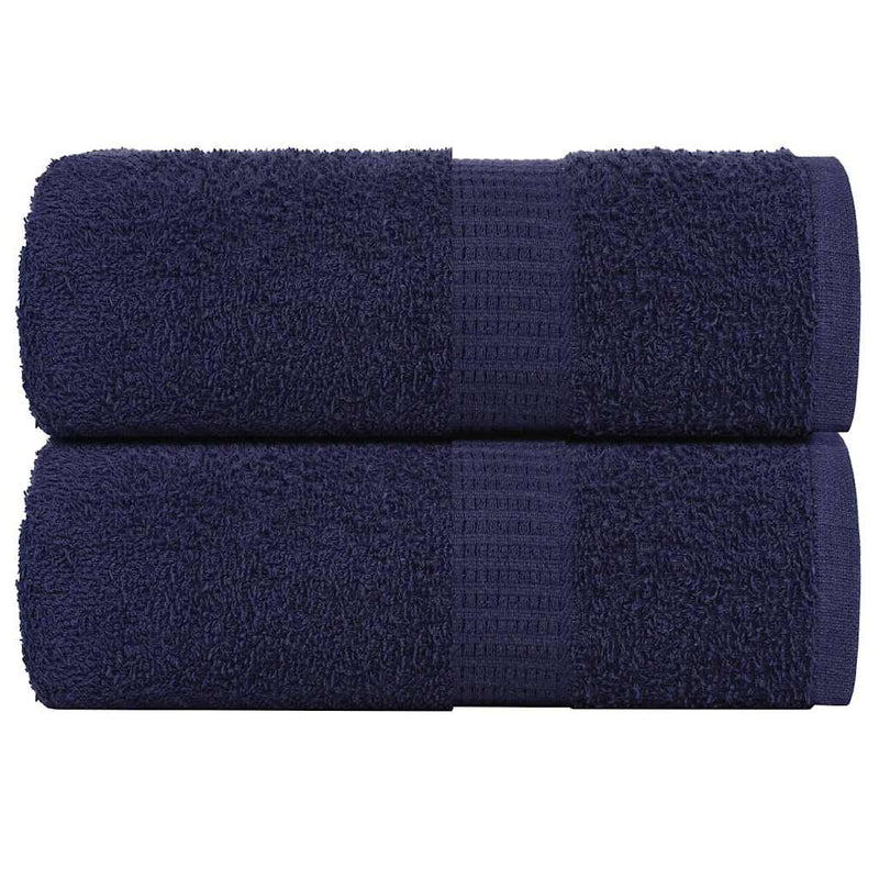 Vidaxl gastendoekjes frogn 2 st 30x50 cm 360 g m² marineblauw