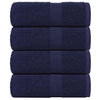 Vidaxl gastendoekjes frogn 4 st 30x50 cm 360 g m² marineblauw
