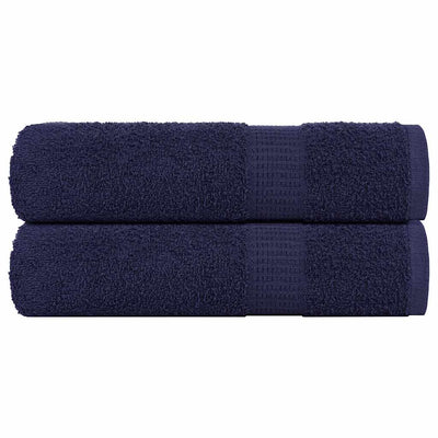 Vidaxl handdoeken frogn 2 st 50x100 cm 360 g m² marineblauw
