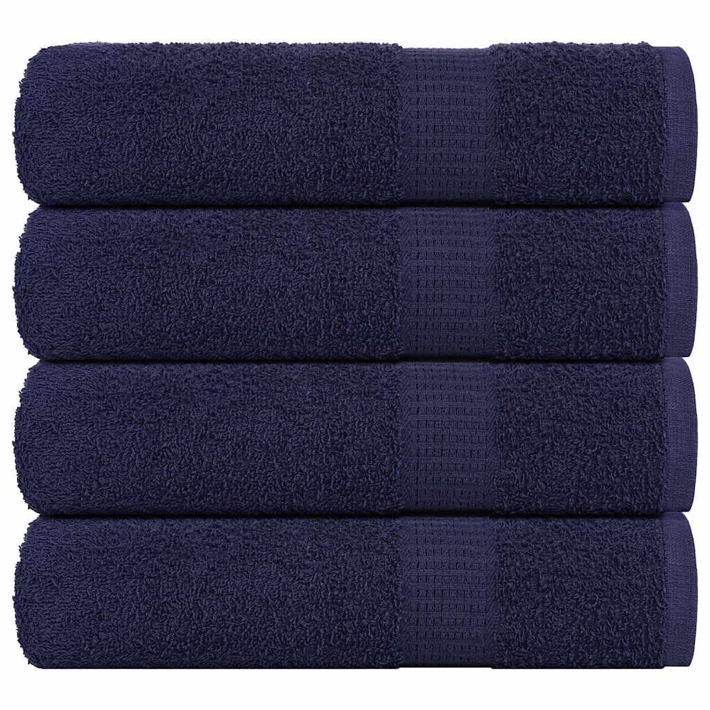 Vidaxl handdoeken frogn 4 st 50x100 cm 360 g m² marineblauw