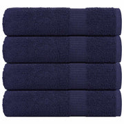 Vidaxl handdoeken frogn 4 st 50x100 cm 360 g m² marineblauw - afbeelding 1