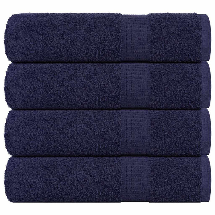 Vidaxl handdoeken frogn 4 st 50x100 cm 360 g m² marineblauw