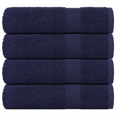 Vidaxl handdoeken frogn 4 st 50x100 cm 360 g m² marineblauw