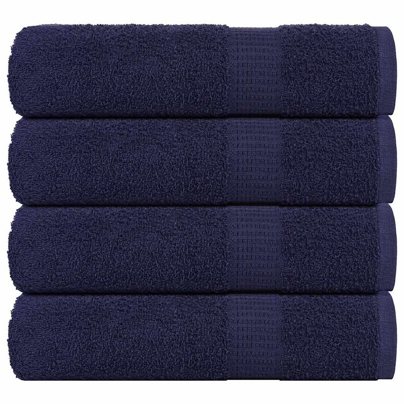Vidaxl handdoeken frogn 4 st 50x100 cm 360 g m² marineblauw
