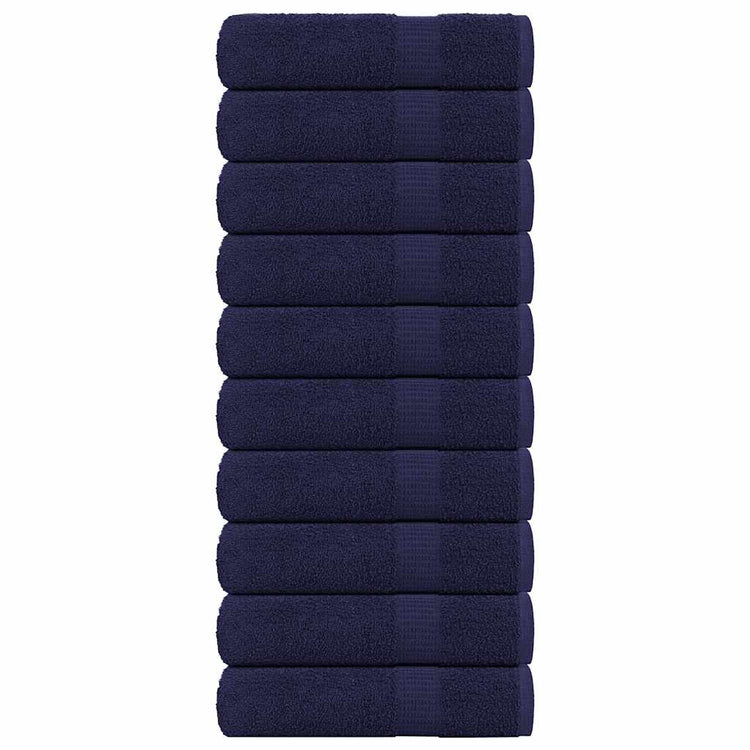 Vidaxl handdoeken frogn 10 st 50x100 cm 360 g m² marineblauw