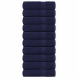 Vidaxl handdoeken frogn 10 st 50x100 cm 360 g m² marineblauw - afbeelding 1