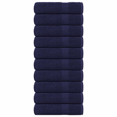 Vidaxl handdoeken frogn 10 st 50x100 cm 360 g m² marineblauw