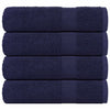Vidaxl douchehanddoeken frogn 4 st 70x140 cm 360 g m² marineblauw