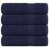 Vidaxl badhanddoeken frogn 4 st 100x150 cm 360 g m² marineblauw