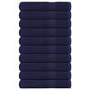Vidaxl saunahanddoeken frogn 10 st 80x200 cm 360 g m² marineblauw