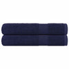 Vidaxl handdoeken frogn 2 st 100x200 cm 360 g m² marineblauw