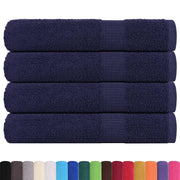 Vidaxl handdoeken frogn 4 st 100x200 cm 360 g m² marineblauw - afbeelding 2
