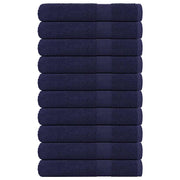 Vidaxl handdoeken frogn 10 st 100x200 cm 360 g m² marineblauw - afbeelding 1