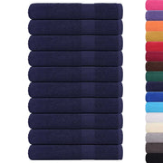 Vidaxl handdoeken frogn 10 st 100x200 cm 360 g m² marineblauw - afbeelding 2