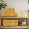 Vidaxl washandjes frogn 10 st 30x30 cm 360 g m² goud