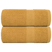 Vidaxl gastendoekjes frogn 2 st 30x50 cm 360 g m² goud - afbeelding 1