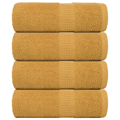 Vidaxl gastendoekjes frogn 4 st 30x50 cm 360 g m² goud
