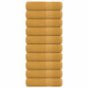 Vidaxl handdoeken frogn 10 st 50x100 cm 360 g m² goud
