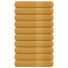 Vidaxl saunahanddoeken frogn 10 st 80x200 cm 360 g m² goud