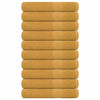 Vidaxl handdoeken frogn 10 st 100x200 cm 360 g m² goud