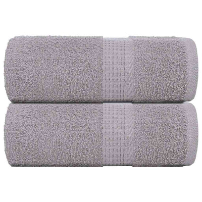 Vidaxl washandjes frogn 2 st 30x30 cm 360 g m² grijs