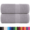 Vidaxl washandjes frogn 2 st 30x30 cm 360 g m² grijs