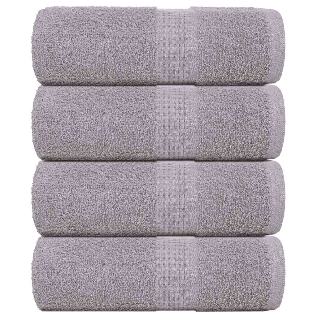 Vidaxl gastendoekjes frogn 4 st 30x50 cm 360 g m² grijs