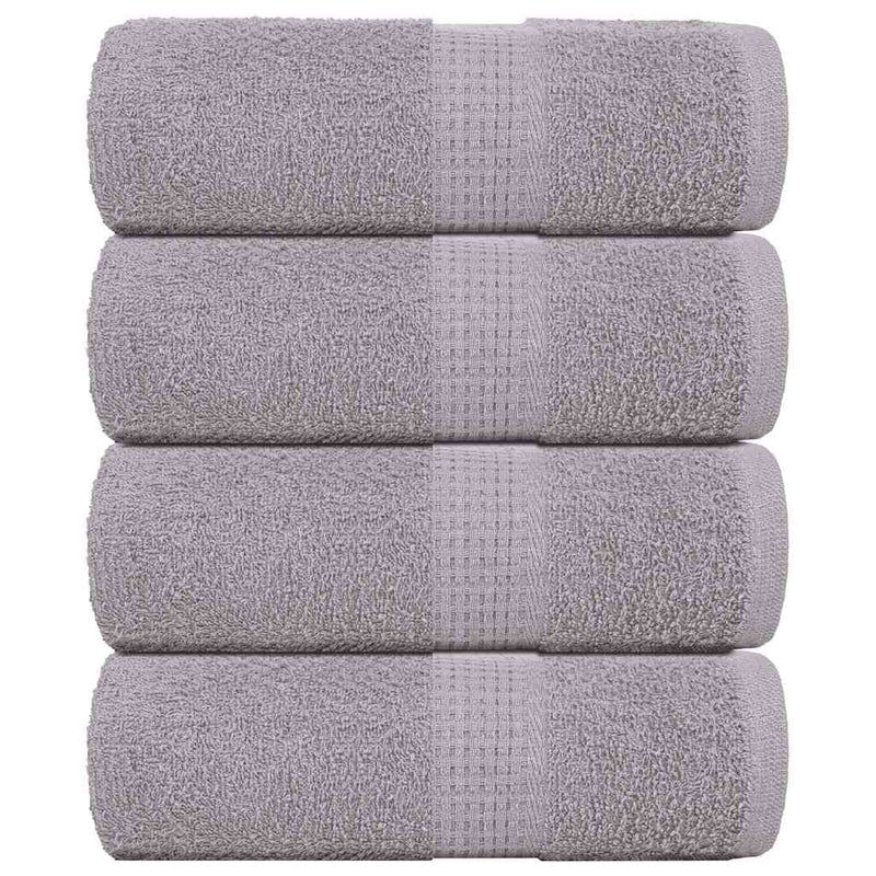 Vidaxl gastendoekjes frogn 4 st 30x50 cm 360 g m² grijs