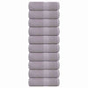 Vidaxl gastendoekjes frogn 10 st 30x50 cm 360 g m² grijs