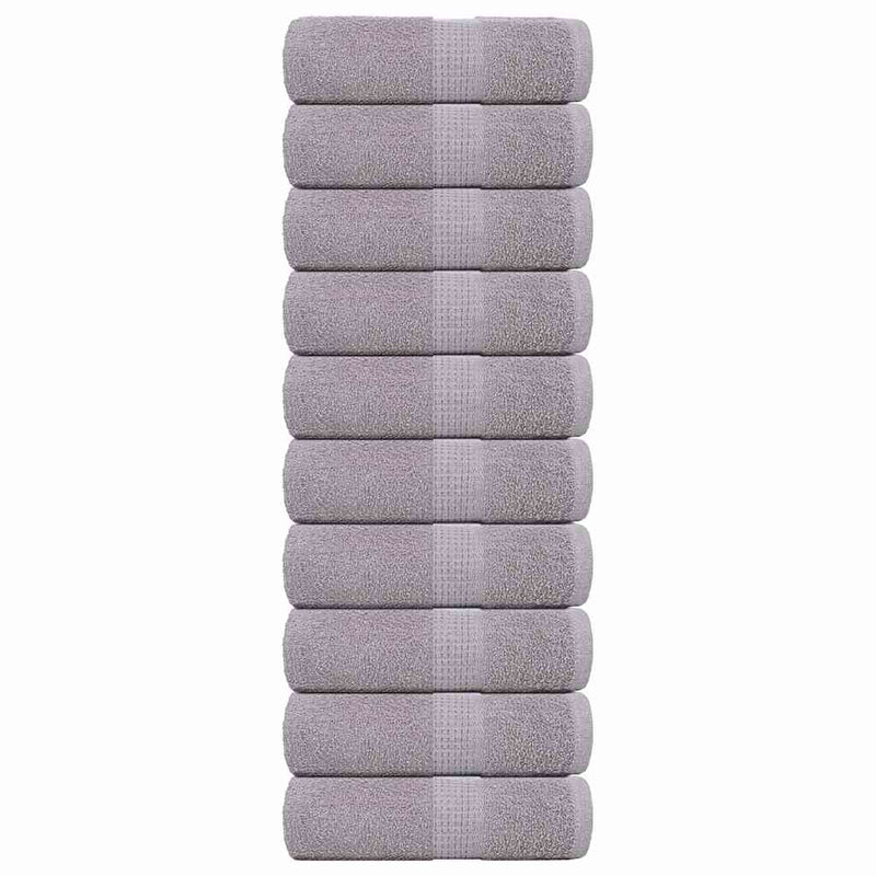 Vidaxl gastendoekjes frogn 10 st 30x50 cm 360 g m² grijs