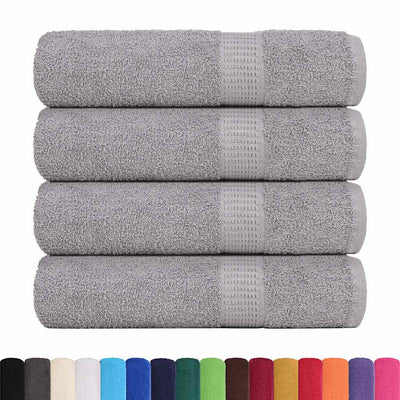 Vidaxl handdoeken frogn 4 st 50x100 cm 360 g m² grijs