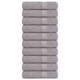 Vidaxl douchehanddoeken frogn 10 st 70x140 cm 360 g m² grijs