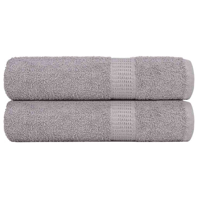 Vidaxl badhanddoeken frogn 2 st 100x150 cm 360 g m² grijs