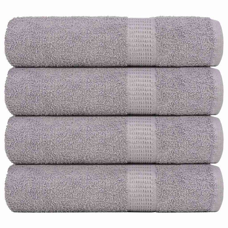 Vidaxl badhanddoeken frogn 4 st 100x150 cm 360 g m² grijs