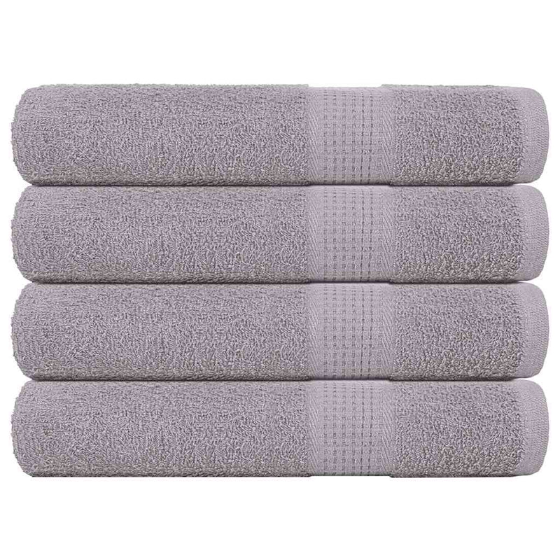 Vidaxl saunahanddoeken frogn 4 st 80x200 cm 360 g m² grijs