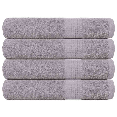 Vidaxl saunahanddoeken frogn 4 st 80x200 cm 360 g m² grijs