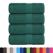 Vidaxl zeepdoekjes 4 st 30x30 cm 360 g m² 100% katoen groen - afbeelding 2