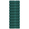 Vidaxl washandjes 10 stuks frogn groen 30x30 cm 100% katoen