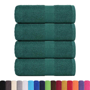 Vidaxl gastendoekjes 4 st 30x50 cm 360 g m² 100% katoen groen - afbeelding 2