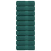 Vidaxl gastendoekjes 10 st 30x50 cm 360 g m² 100% katoen groen