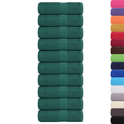 Vidaxl gastendoekjes 10 st 30x50 cm 360 g m² 100% katoen groen - afbeelding 2