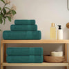 Vidaxl handdoeken 2 st 50x100 cm 360 g m² 100% katoen groen