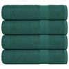Vidaxl handdoeken 4 st 50x100 cm 360 g m² 100% katoen groen