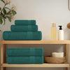Vidaxl handdoeken 4 st 50x100 cm 360 g m² 100% katoen groen
