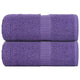 Vidaxl washandjes frogn 2 st 30x30 cm 360 g m² paars