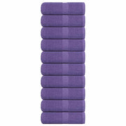 Vidaxl gastendoekjes frogn 10 st 30x50 cm 360 g m² paars - afbeelding 1