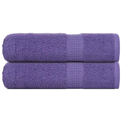 Vidaxl handdoeken frogn 2 st 50x100 cm 360 g m² paars