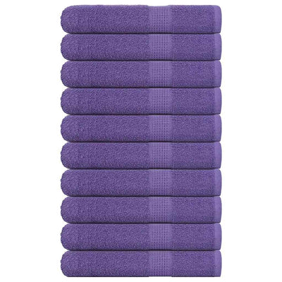 Vidaxl saunahanddoeken frogn 10 st 80x200 cm 360 g m² paars